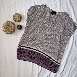 Purple Geometric Tunic